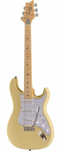 PRS SE Silver Sky Moon White Maple framifrån