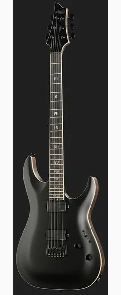Schecter C-1 SLS Evil Twin Satin Black, detalj 2