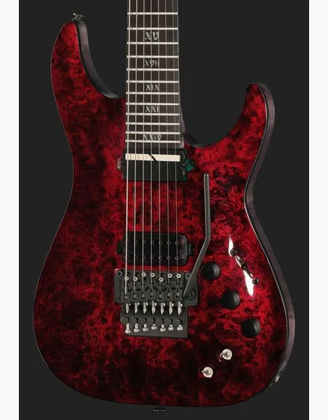 Schecter C-7 FR S Apocalypse Red Reign, detalj 5
