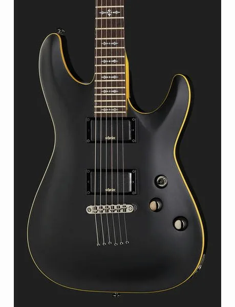 Schecter Demon-6 Satin Black, detalj 4