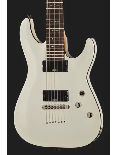 Schecter Demon 7 Vintage White, detalj 4