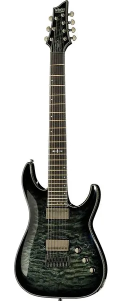 Schecter Hellraiser Hybrid C-7 TBB framifrån