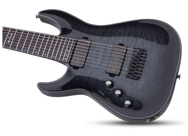 Schecter Hellraiser Hybrid C-8 LH TBB, detalj 2