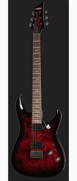 Schecter Omen Elite-6 Black Cherry, detalj 2