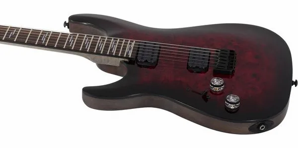 Schecter Omen Elite-6 LH BCHB, detalj 2
