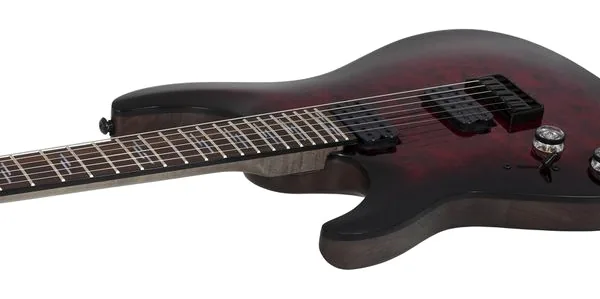 Schecter Omen Elite-6 LH BCHB, detalj 3