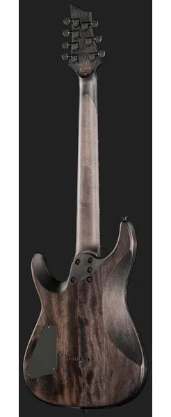 Schecter Omen Elite-7 Black Ch Burst, detalj 3
