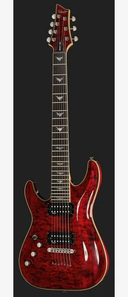Schecter Omen Extreme-7 LH BKCH, detalj 2