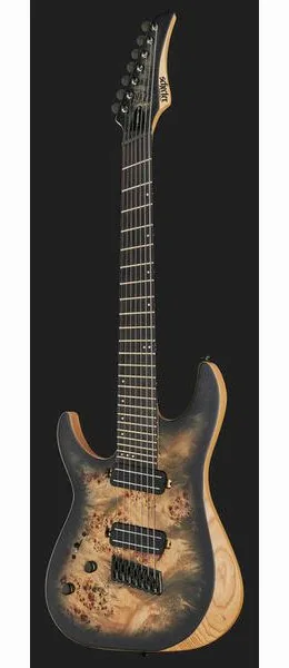 Schecter Reaper 7 Multiscale SCB LH, detalj 2