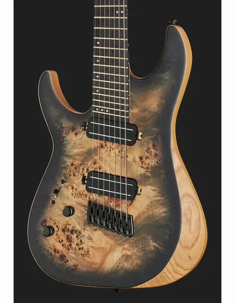 Schecter Reaper 7 Multiscale SCB LH, detalj 4