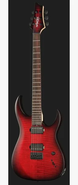 Schecter Sunset 6 Extreme SB, detalj 2