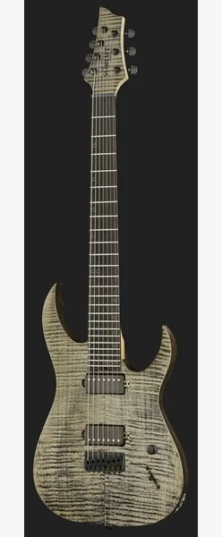 Schecter Sunset -7 Extreme Grey Ghost, detalj 2