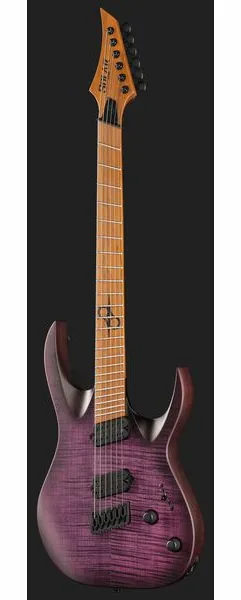 Solar Guitars A1.6FDPB-FF Flame Purple Burst, detalj 2