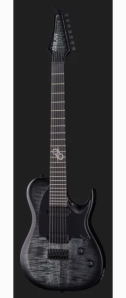 Solar Guitars T2.7FBB-Flame Black Burst, detalj 2