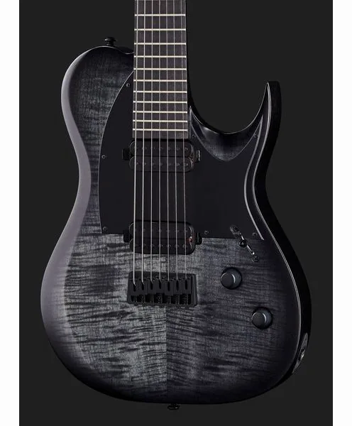 Solar Guitars T2.7FBB-Flame Black Burst, detalj 4
