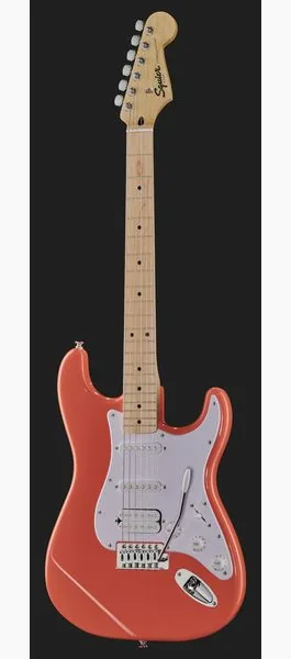 Squier Sonic Strat HSS TCoral, detalj 2