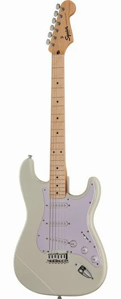 Squier Sonic Strat HT Arctic White framifrån