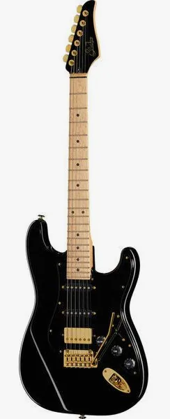 Suhr Mateus Asato Classic S MN BK framifrån