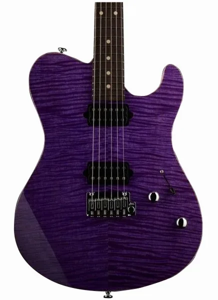 Suhr Oso Trans Purple framifrån