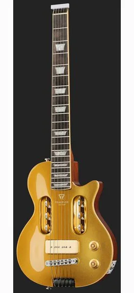 Traveler Guitar EG 1 Deluxe P90 Gold, detalj 2