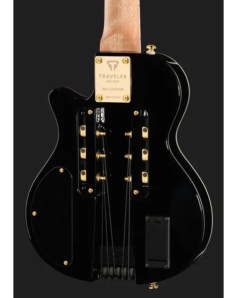 Traveler Guitar EG-1 Custom V2 Gloss Black, detalj 5