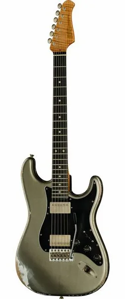 Xotic Guitars XSC-3 Pepper Gray Heavy Aged framifrån