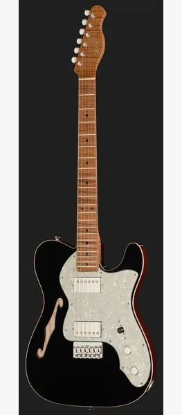 Xotic Guitars XTC-TL Black Top Natural Back, detalj 2