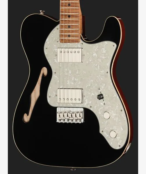 Xotic Guitars XTC-TL Black Top Natural Back, detalj 4
